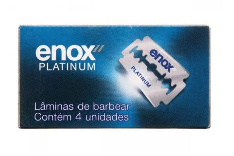 Lâmina de Barbear Enox Platinum C/4