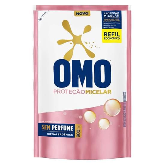 Sabão Líquido Omo Proteção Micelar Refil 900ml