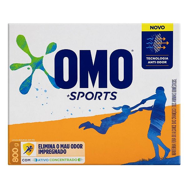 Sabão em Pó Omo Sports 800g