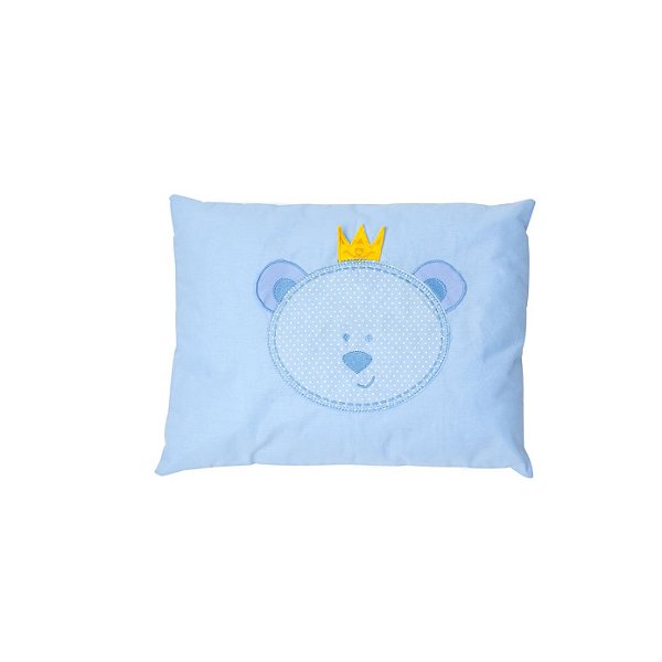 Travesseiro Papi 28x38cm Urso Azul