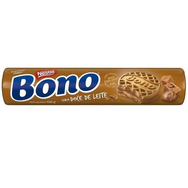 Biscoito Nestlé Bono Recheado Doce de Leite 126g