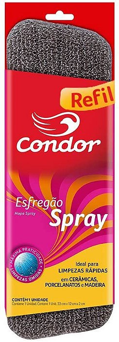 Esfregão Mop Condor Spray Refil 1690