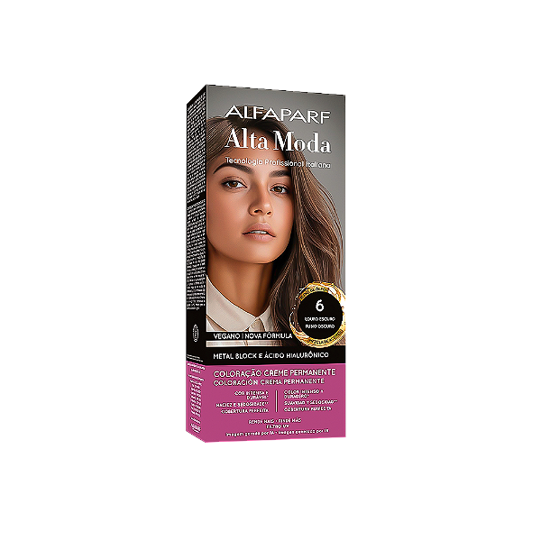 Coloração Creme Alta Moda 6.0 Louro Escuro