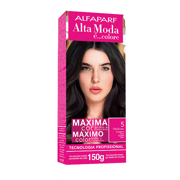 coloração Alta Moda 5.0 Castanho Escuro