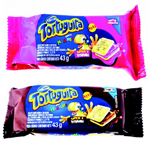 Biscoito Arcor Tortuguita Recheado 43g