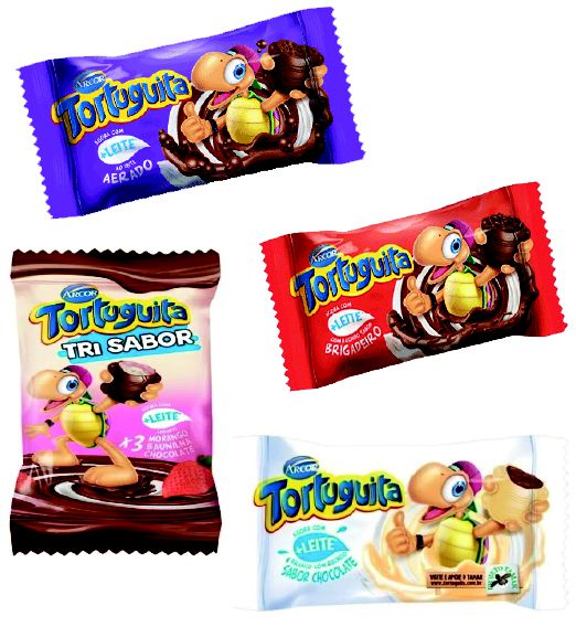 Chocolate Arcor Tortuguita Recheado 18g