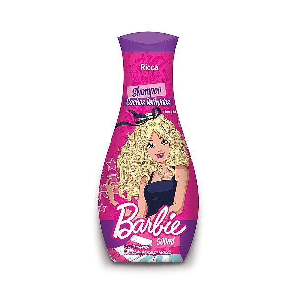 Shampoo Ricca Barbie Cachos Definidos 500ml