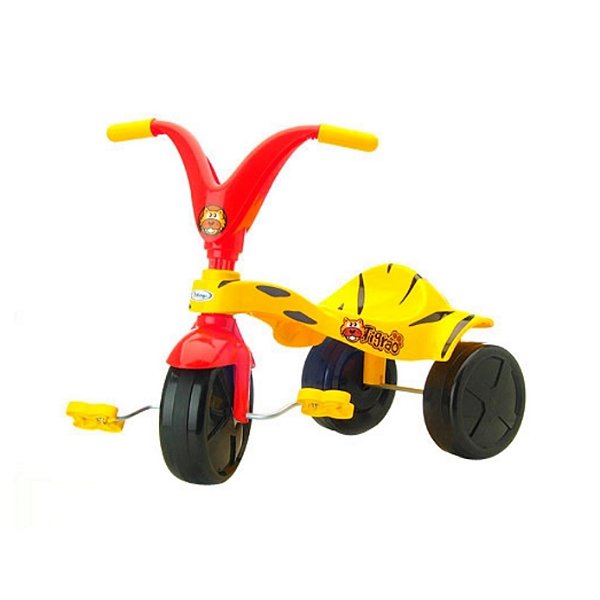 Triciclo Xalingo Tigrão Vermelho e Amarelo