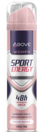 Desodorante Aerosol Above Sport Energy 150ml