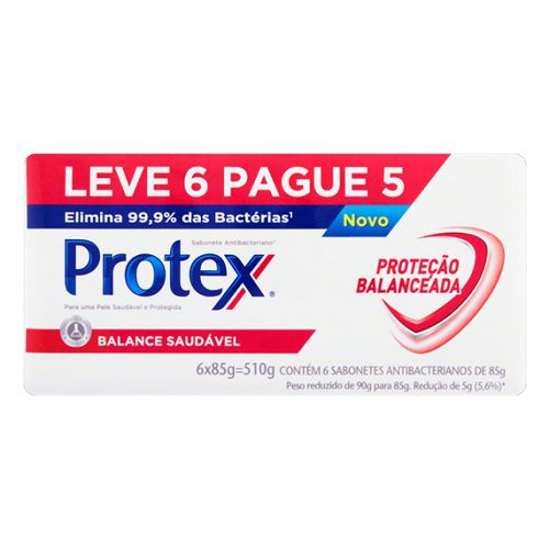 Sabonete Protex Leve 6 Pague 5 Balance Saudável 85g