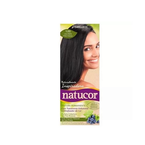 Coloração Natucor 1.00 Preto Intenso