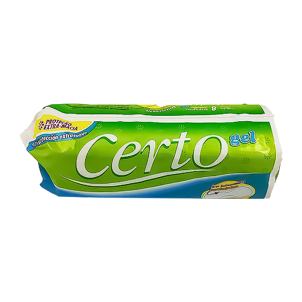 Absorvente Certo Gel Com 8