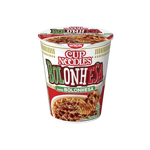 Cup Noodles Nissin Bolonhesa 72g