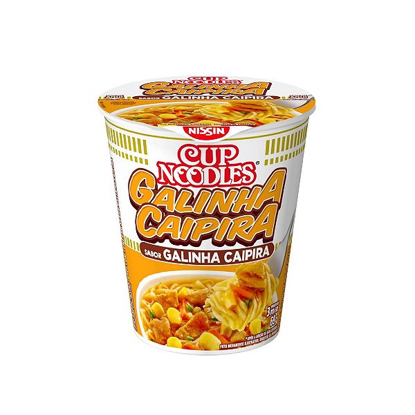 Cup Noodles Nissin Galinha Caipira 69g