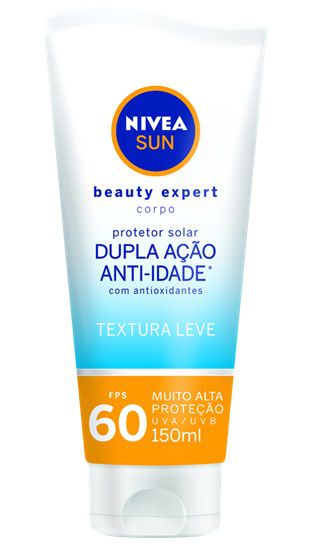 Protetor Solar Nivea Sun Beauty Expert Corpo FPS60 150g