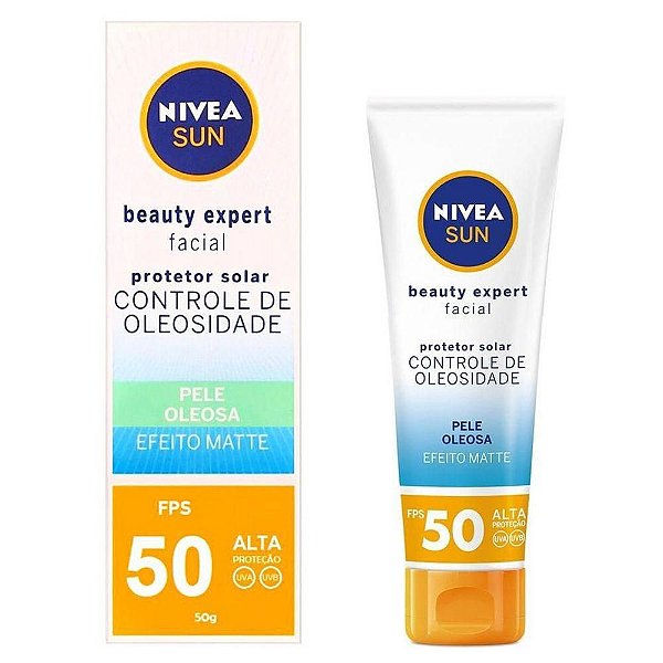 Protetor Nivea Sun Beauty Expert Facial FPS50 50g