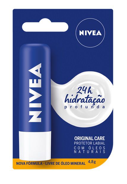 Protetor Labial Nivea Original Care 4,8g