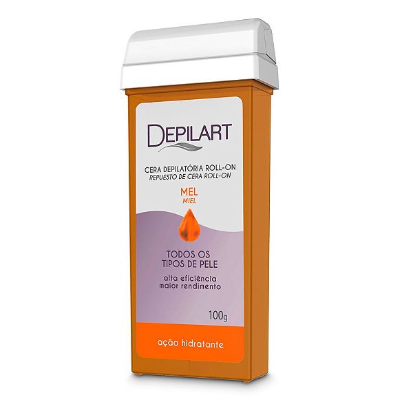 Cera Depilatória Roll-on Depilart Mel 100g