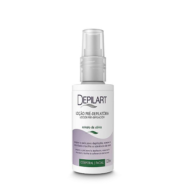 Loção Pré-Depilatória Depilart C/ Extrato de Sálvia 120ml