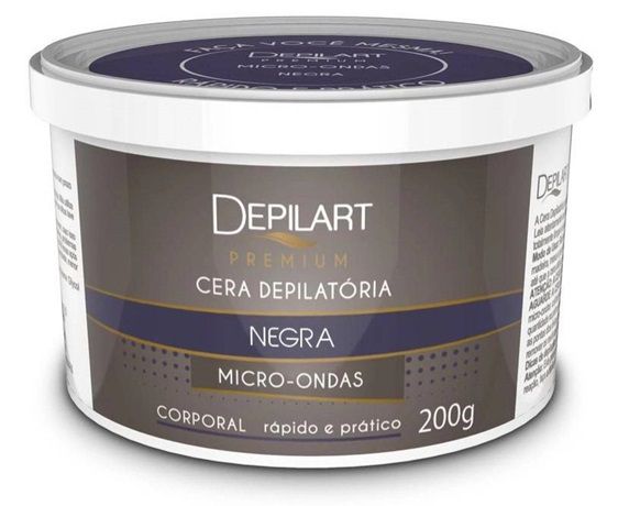 Cera Depilatória Depilart Negra Micro-ondas 200g