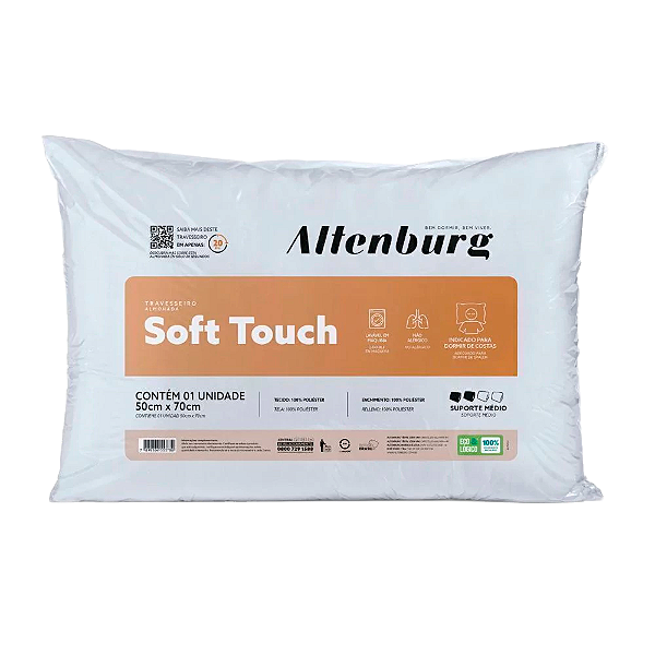 Travesseiro Altenburg Soft Touch 50cmx70cm