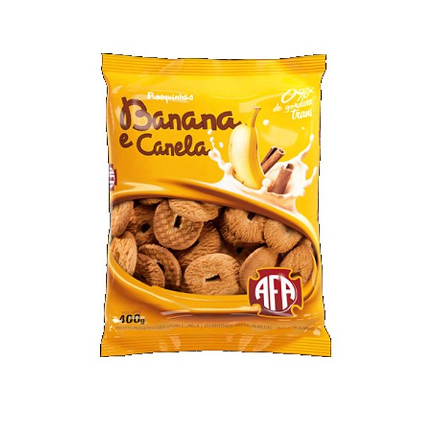 Biscoito Rosquinha AFA Banana e Canela 400g