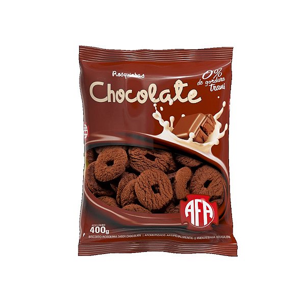Biscoito Rosquinha AFA Chocolate 400g