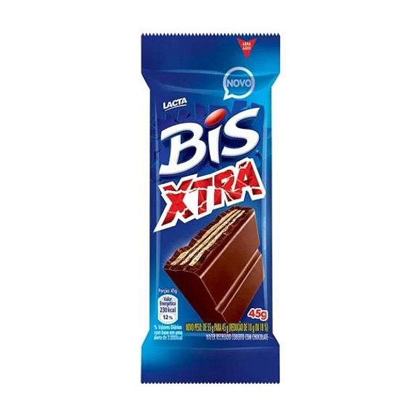 Chocolate Bis Xtra Ao Leite 45g