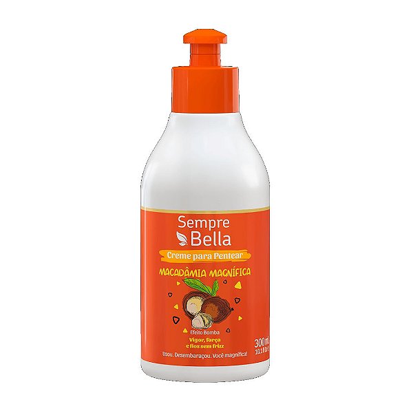 Creme Para Pentear Sempre Bella Macadâmia Magnífica 300ml