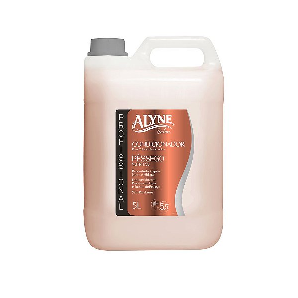 Condicionador Alyne Profissional Pêssego Nutritivo 5L