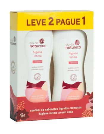 Sabonete Líquido Íntimo Cia Natureza Cremoso 210ml L2P1