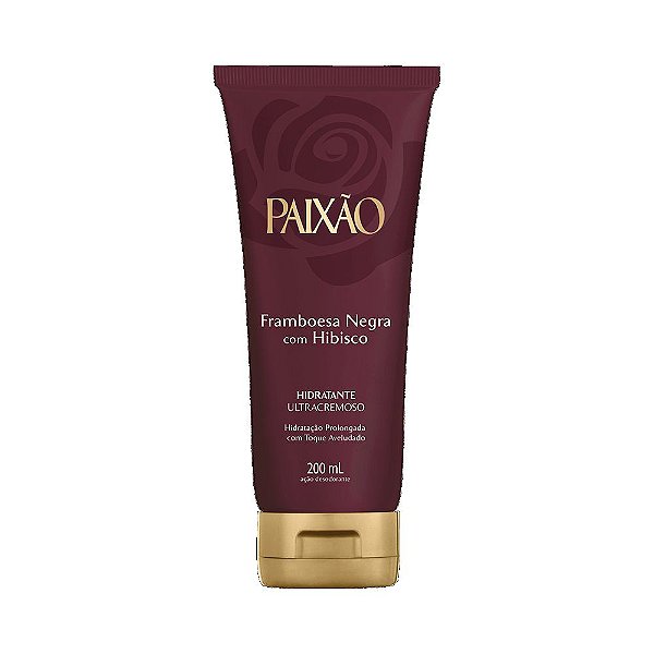 Hidratante Corporal Paixão Framboesa Negra com Hibisco 200ml