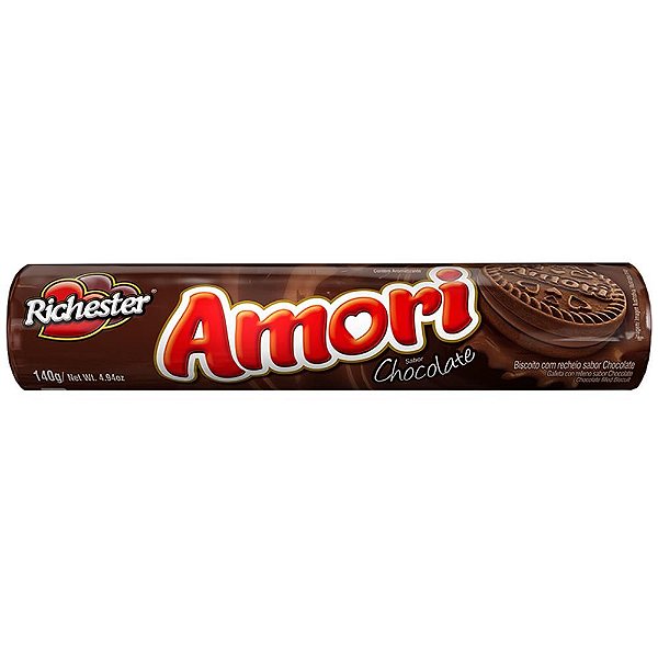 Biscoito Richester Amori Chocolate 140g