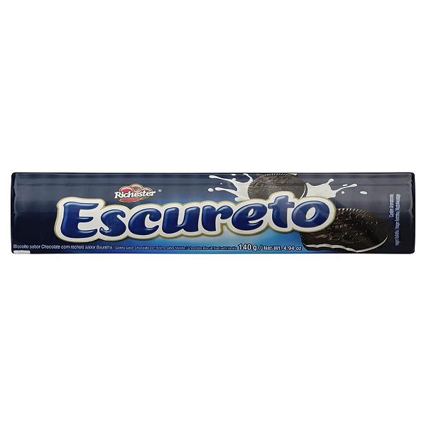 Biscoito Richester Escureto Chocolate e Baunilha140g