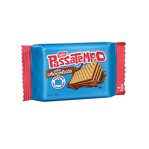 Biscoito Wafer Nestlé Passatempo Chocolate 20g