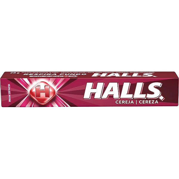 Bala Halls Cereja 28g