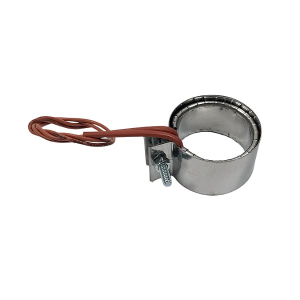 Resistencia Elétrica Coleira Mica Injetora 40mm X 25mm 100W 220V Conector Saída Rabicho