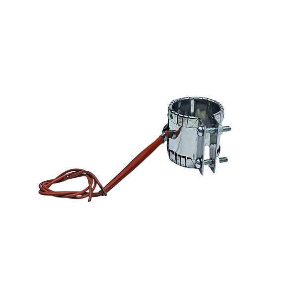Resistência Coleira Mica Injetora 40X50MM 200W 220V Conector Saída Rabicho