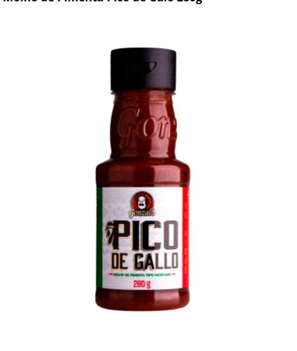 Molho De Pimenta Pico De Gallo 280g Gonzalo