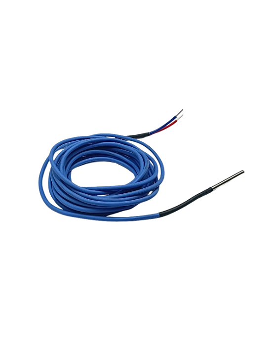Sensor De Temperatura Termopar Tipo J 6x50mm Cabo 5000mm Silicone