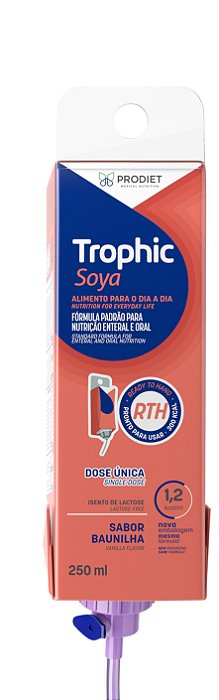 Trophic Soya Dose Única - 250ml - Validade: 12/07/2024 - PROMOÇÃO!