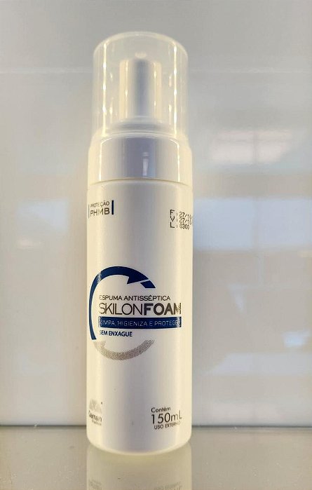 SKILONFOAM - 150 ML Solução espumante para higienização e limpeza com PHMB + Dimeticona