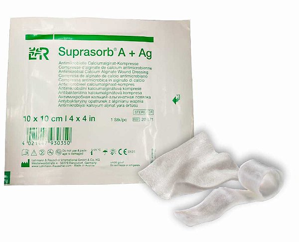 SUPRASORB A+AG-ALGINATO DE CALCIO COM PRATA (1 unidade)