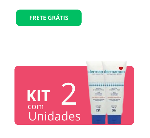 KIT COM 2 UNIDADES - DERMAMON CREME PROTETOR BARREIRA 100GRS DBS