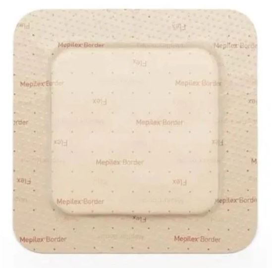 Mepilex Border Flex 10x10cm Curativo Com Borda Adesiva (1 unidade) - Molnlycke