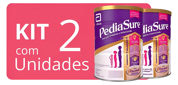 Kit com 2 Unidades de Pediasure Complete Pó Chocolate 850g
