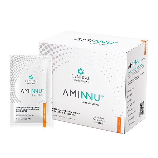 AMINNU LIVRE DE XILITOL 10G TANGERINA 30 SACHES