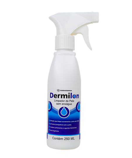 DERMILON LIMPADOR DE PELE SEM ENXAGUE SPRAY 250ML