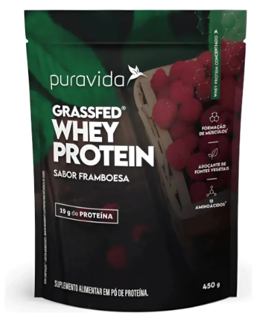 Whey Grassfed Framboesa 450G