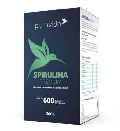 Spirulina Organica 600 Tabletes